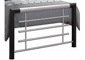 3ft Single Black and Silver Faro Metal Bed Frame 4